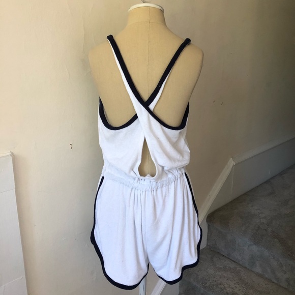 SOLDFila Spellout Terry Cloth Criss Cross Back Rom - Picture 3 of 8